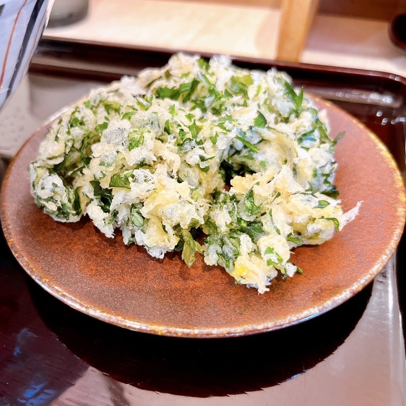 春菊天(田そば （デンソバ）)