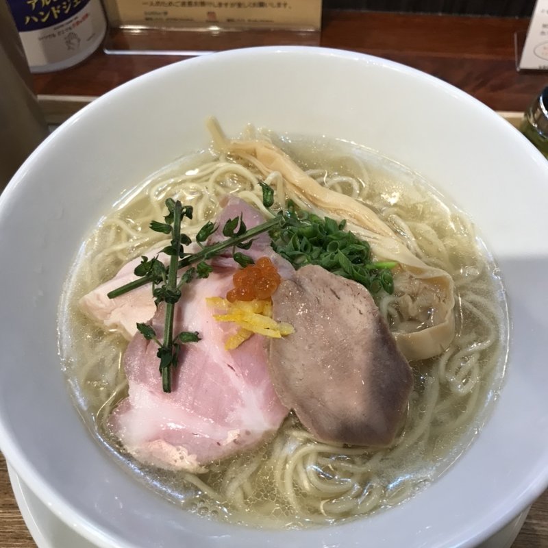 太刀魚の塩そば(麺処しろくろ)