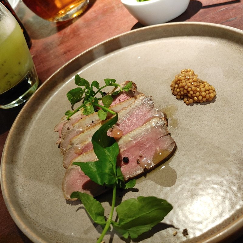 津軽鴨のロースト(BAR bin恵比寿)