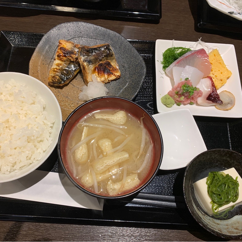 サバ定食(ひし谷)