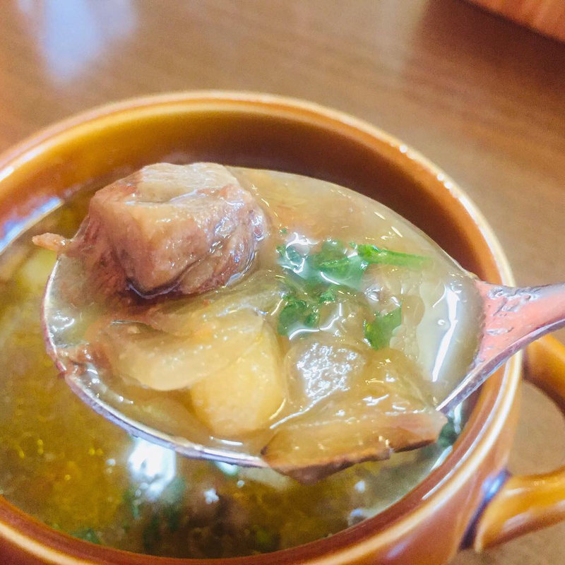 牛すじと野菜のスープ(洋食屋 青空 （ヨウリョクヤ アオゾラ）)