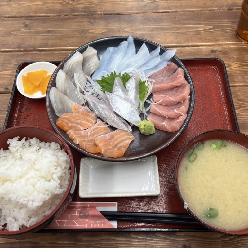 職人おまかせ刺身定食(竹野鮮魚 )