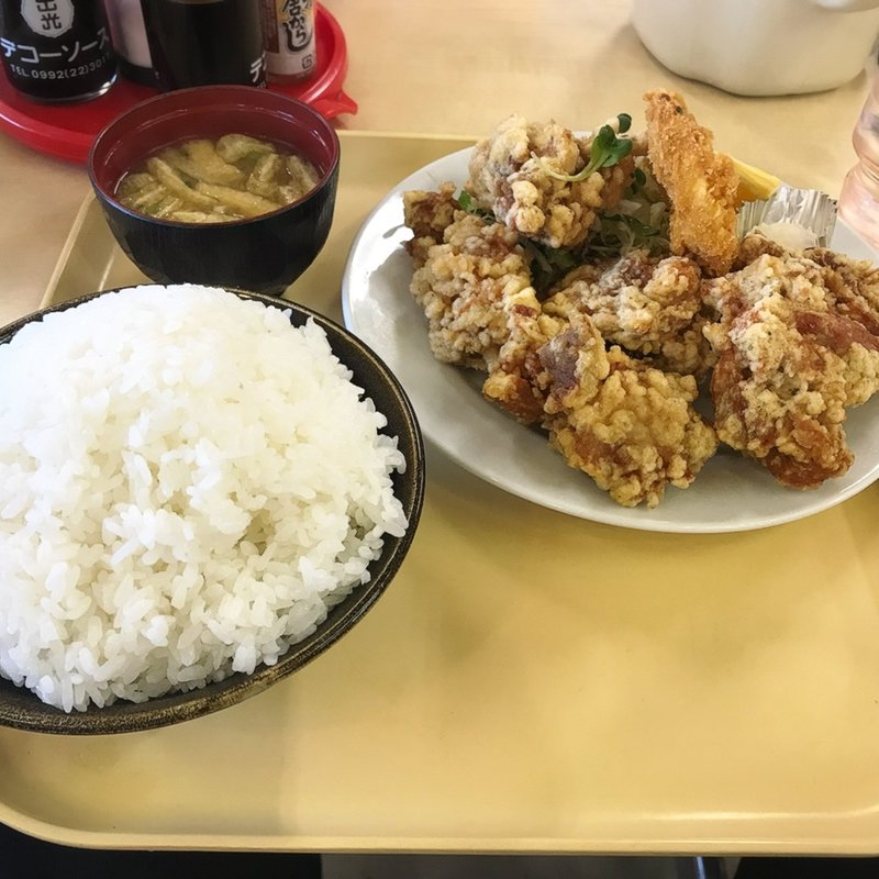 唐揚げ定食(トラックターミナル食堂 )