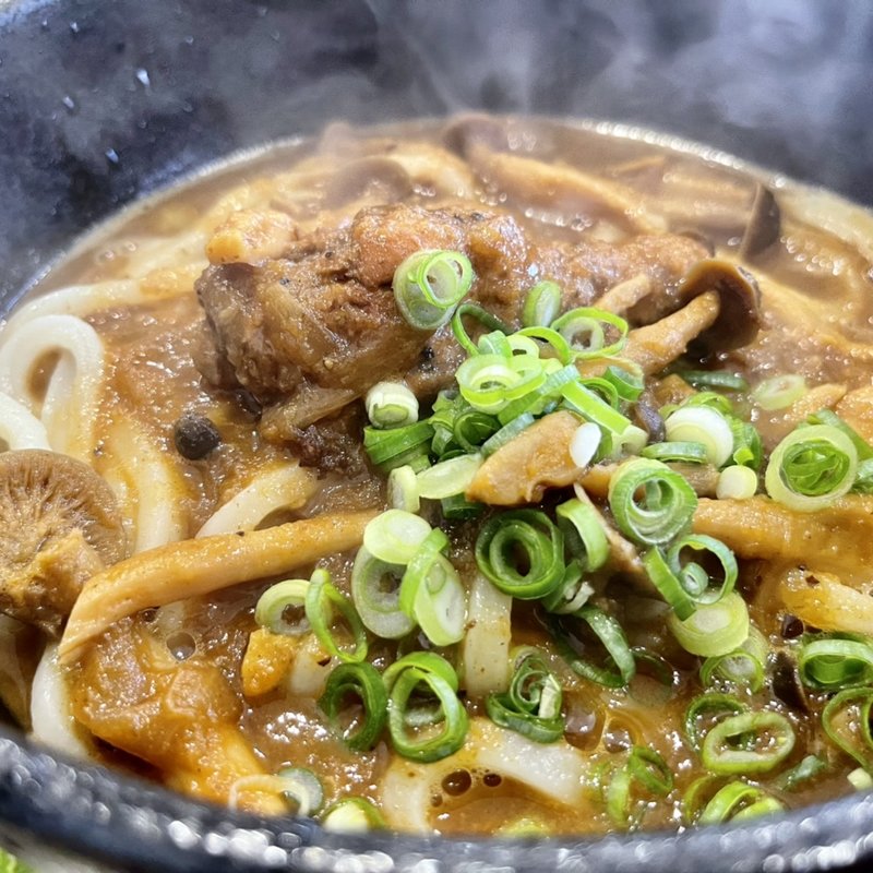 チキンカレーうどん(手打うどん やす坊)