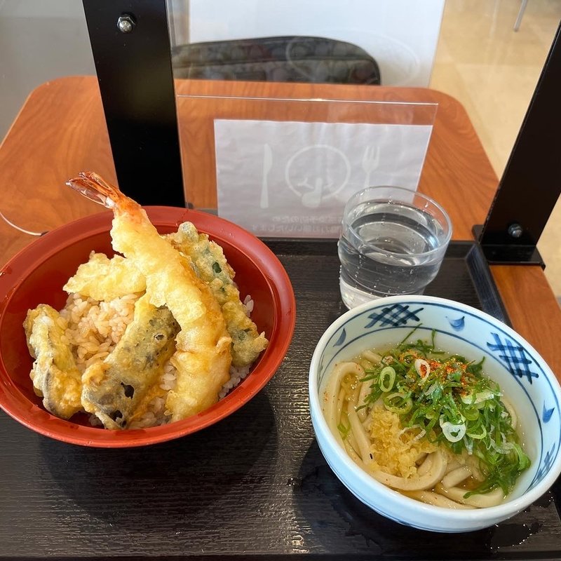 海老天丼セット(瀬戸うどんイオンモール扶桑店)