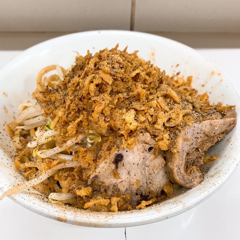 汁なし(ラーメン荘 歴史を刻め なかもず店)