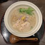 塩背脂ラーメン