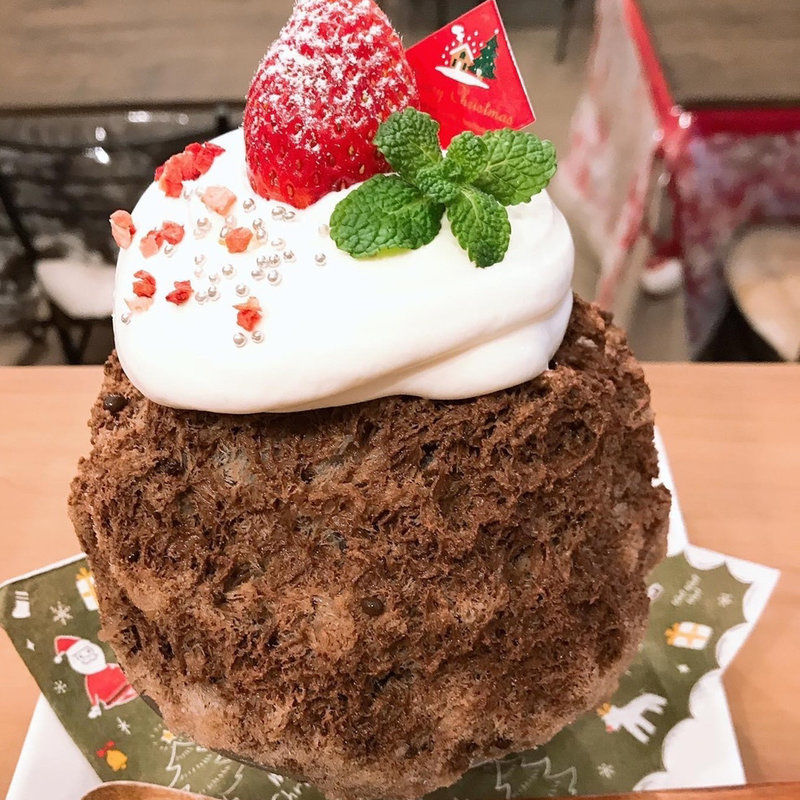 ショコラノエル氷(氷屋cafe 旬果)