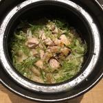 鶏と九条葱の土鍋ご飯(tsugumi)