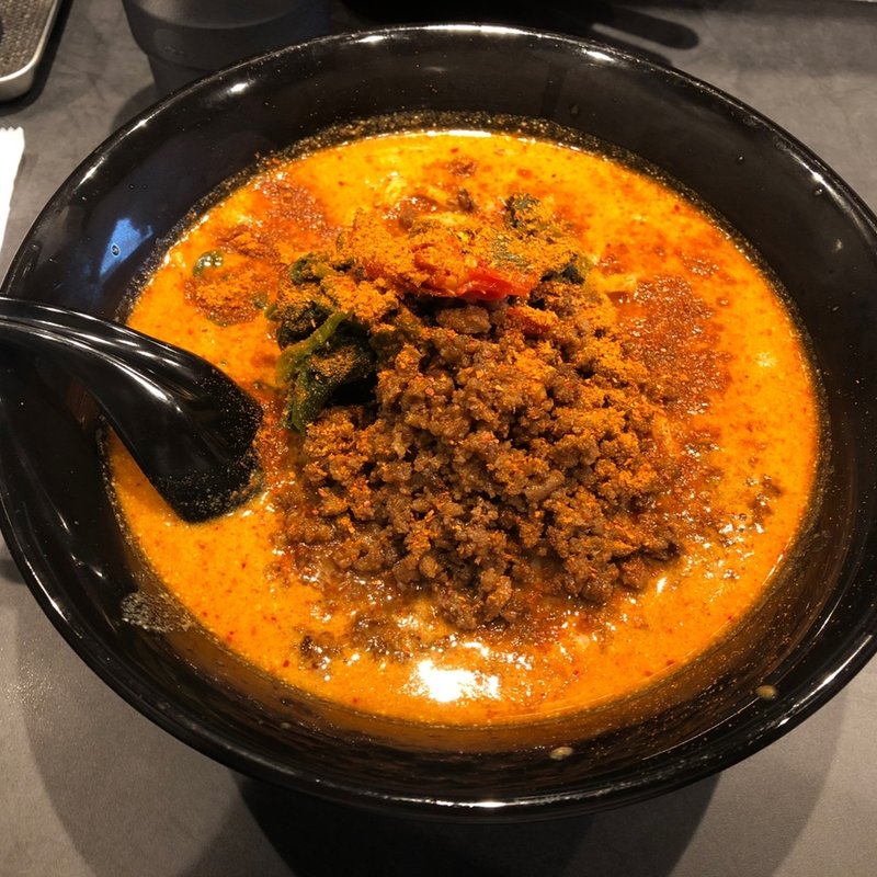 地獄の坦々麺 中級 小(地獄の担担麺 天竜 天文館店)