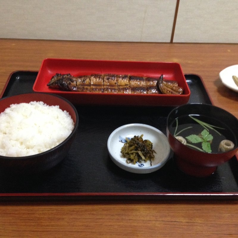 蒲焼定食(うなぎの 千年家（ちとせや）)