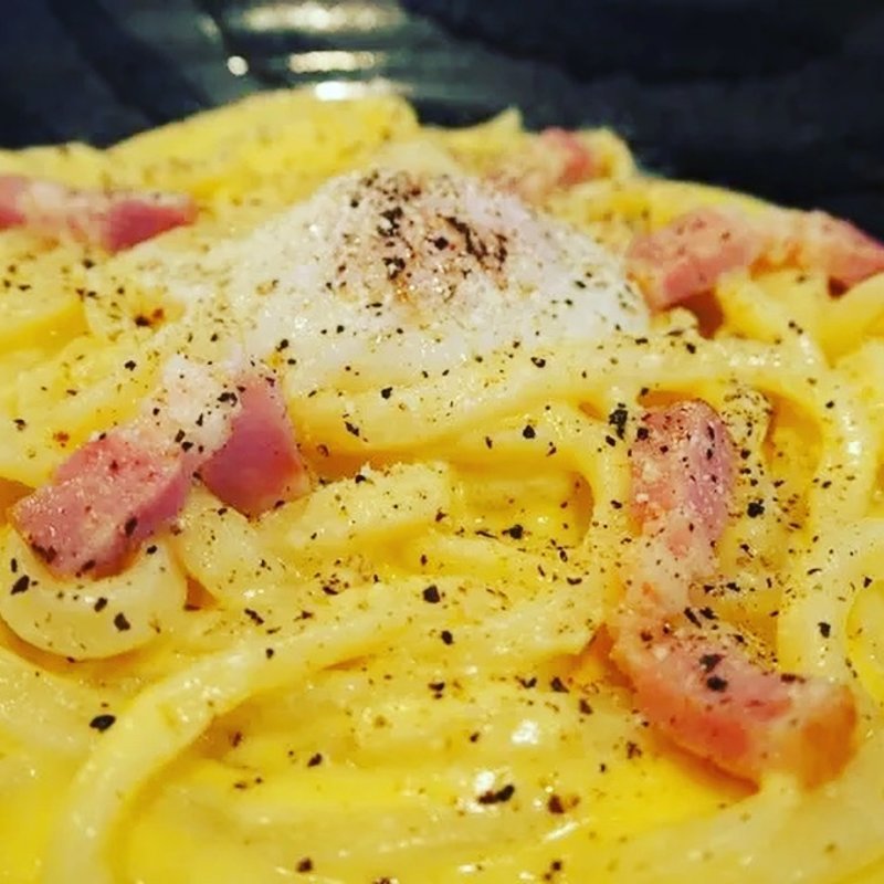 カルボナーラうどん(うどん大師空海)