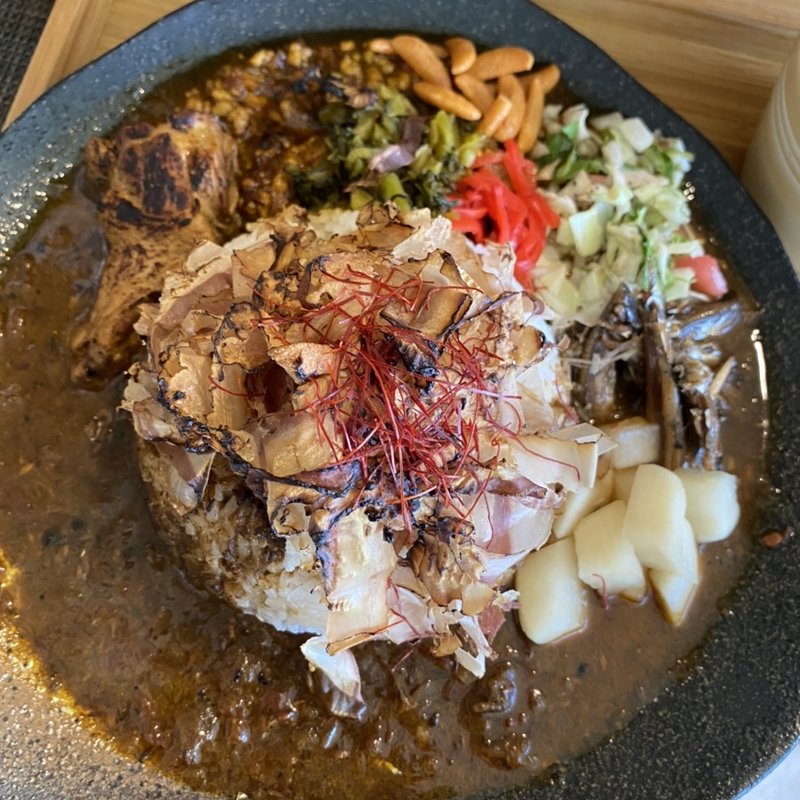 2種合いがけAセット(カレーとアイス kuebaissho)