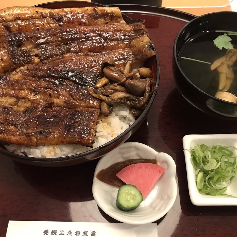 特上うな丼(千里うなぎ)