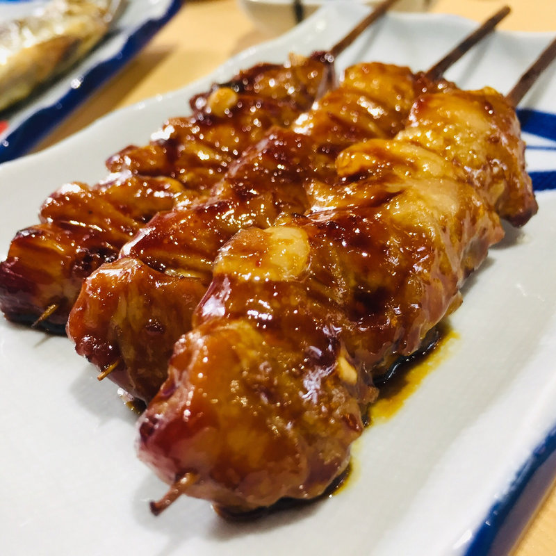 焼鳥 3本 タレ(唐船峡 そうめん流し )