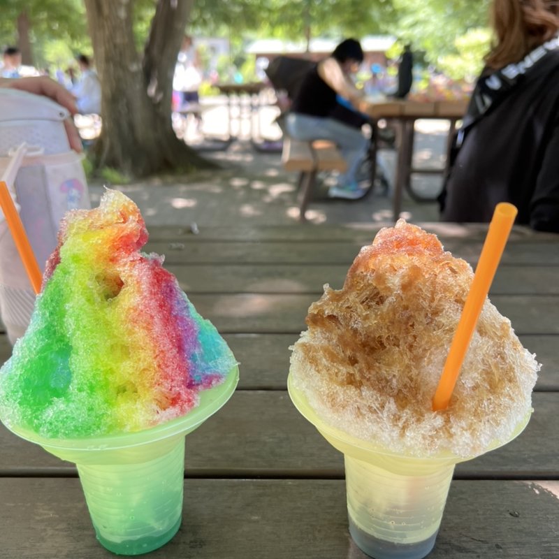 かき氷(アンデルセン公園　藤松)