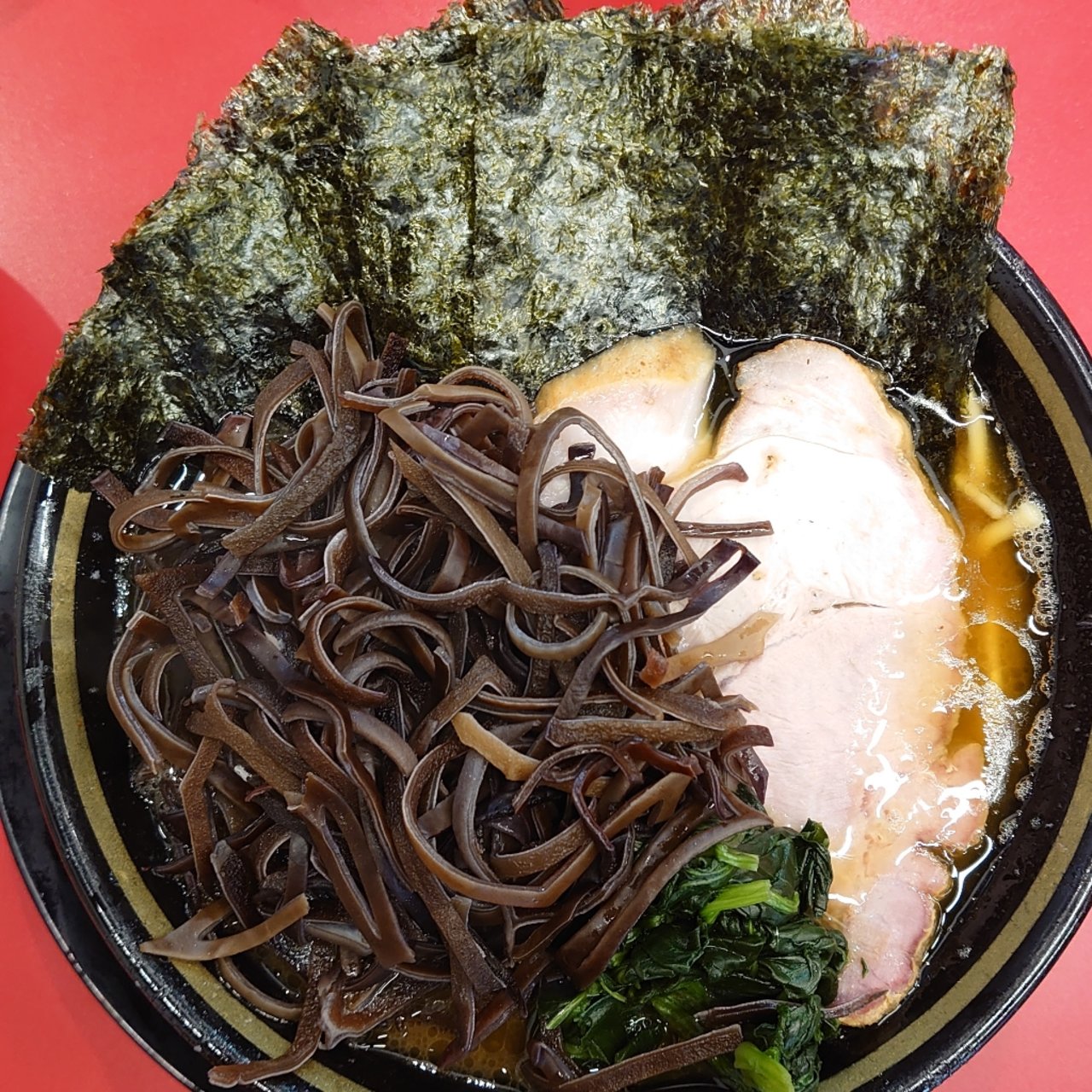 チャーシューメン（3枚）+のり+キクラゲ(王道家直系IEKEI TOKYO