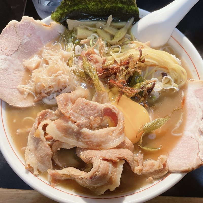 100大盛り、つけたま(一条流がんこ総本家分家荒木町)