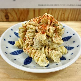 マカロニサラダ(もつ焼き はじめ)