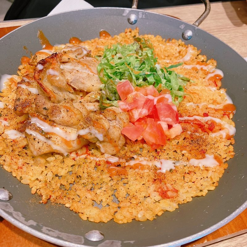 ニューヨークスタイルチキンオーバーライス(世界のビール博物館 東京スカイツリータウン・ソラマチ店)