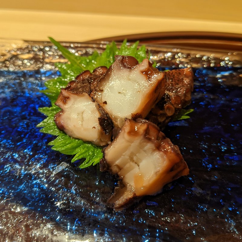 明石産タコ柔らか煮(鮨 しづめ)