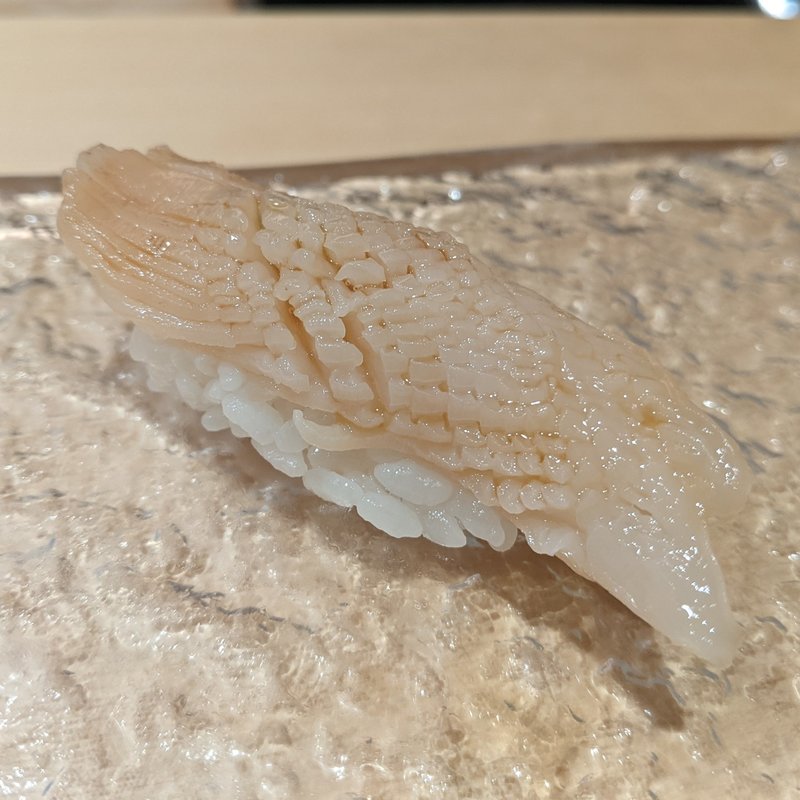 宮城産ミル貝(鮨 しづめ)