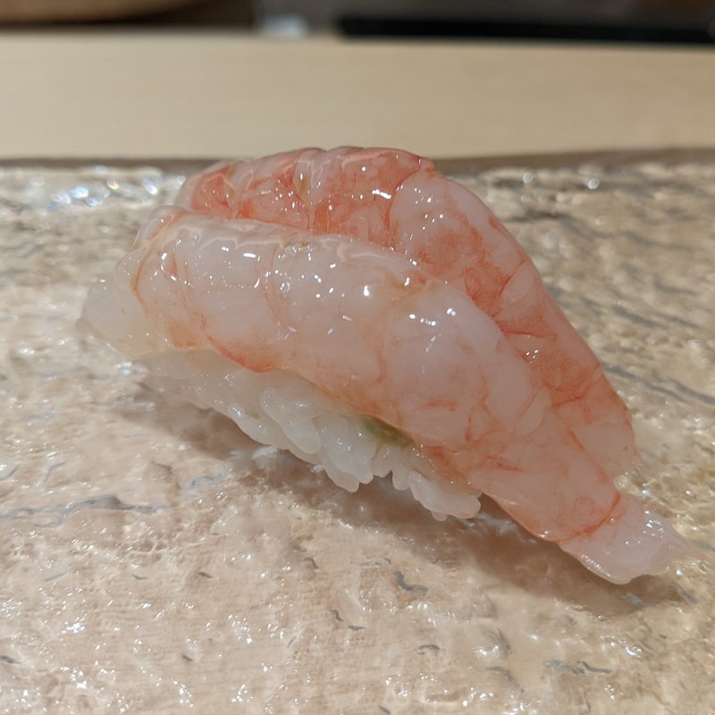 三陸産甘海老(鮨 しづめ)