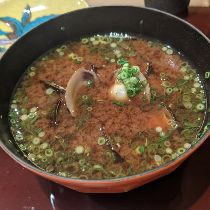 青森産シジミのお椀(鮨 しづめ)