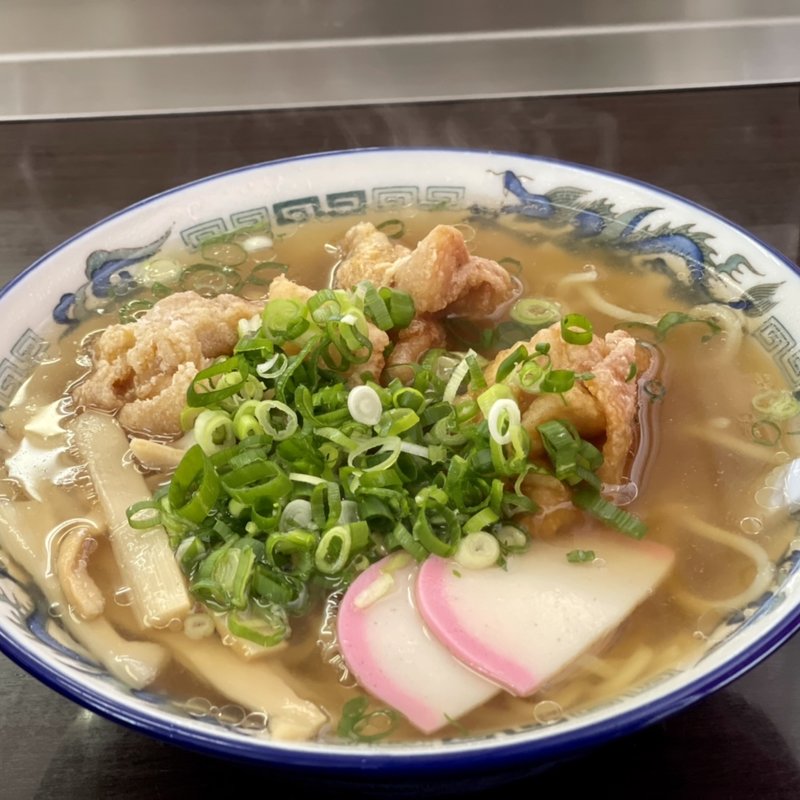 からあげラーメン 並(名代中華そば 山金 岡山店 （やまきん）)