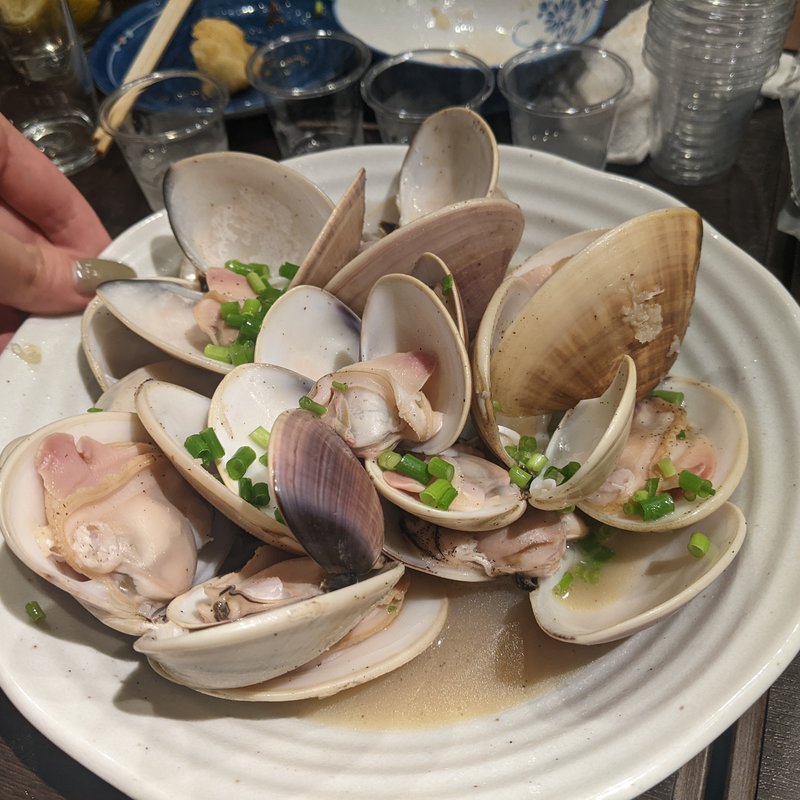 ハマグリ酒蒸し(川治)