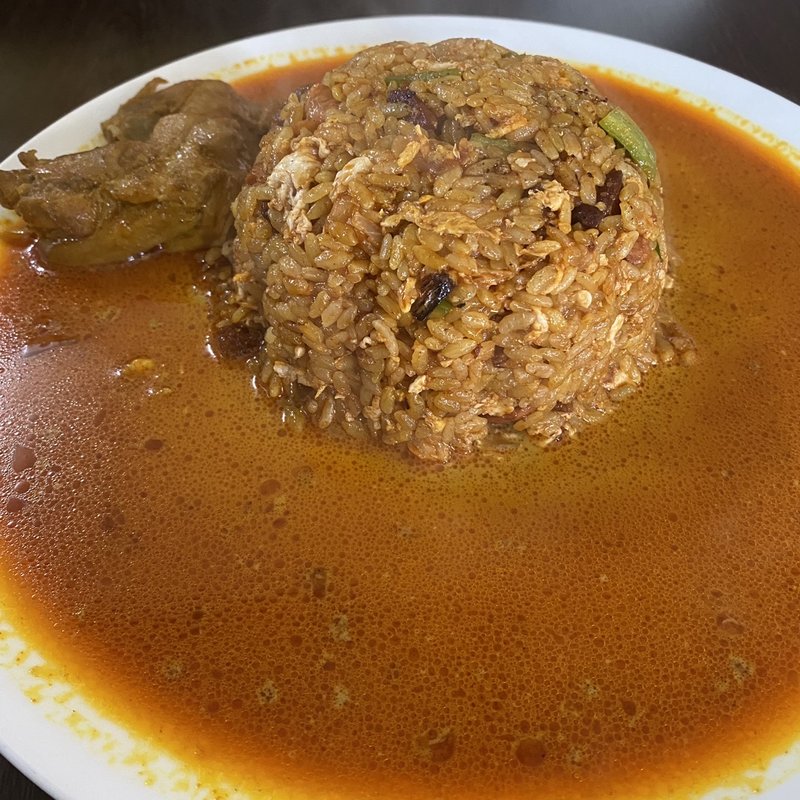 フライドライスカレーセット(スリランカレストラン キヨミ)