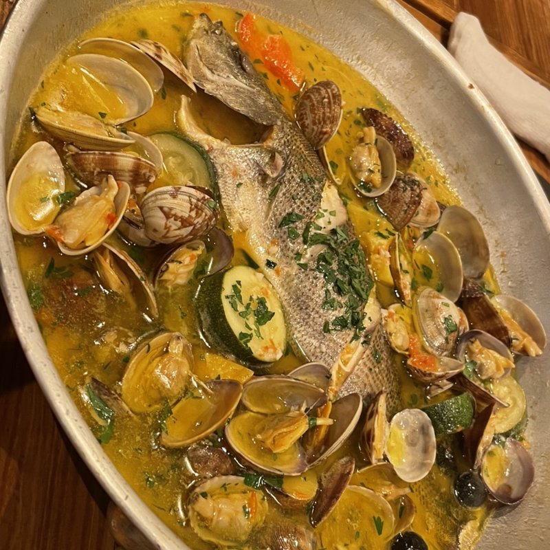 本日の鮮魚と旬の野菜のアクアパッツァ(日々是君想 （ヒビコレキミオモ）)