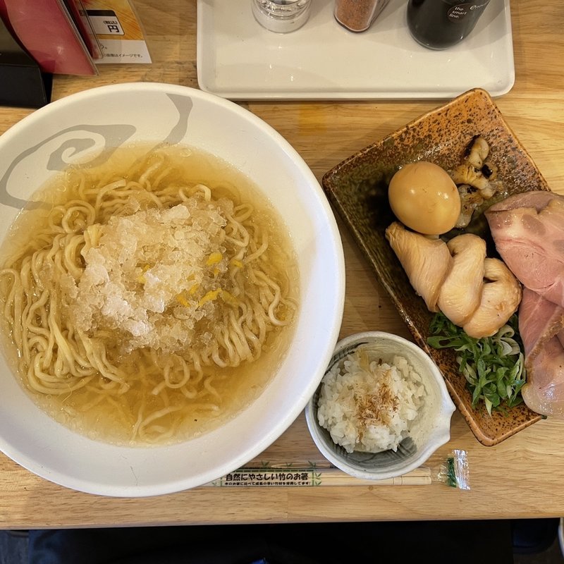 あご出汁　冷しラーメン　SP(麺匠 輪)