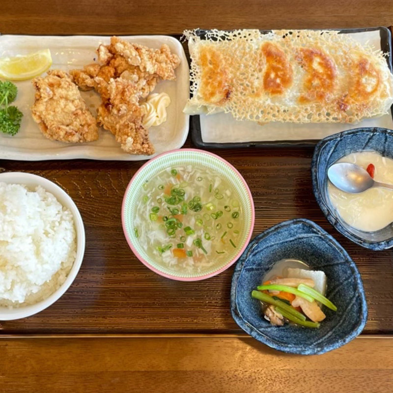 9種野菜大餃子セット(北京飯店)