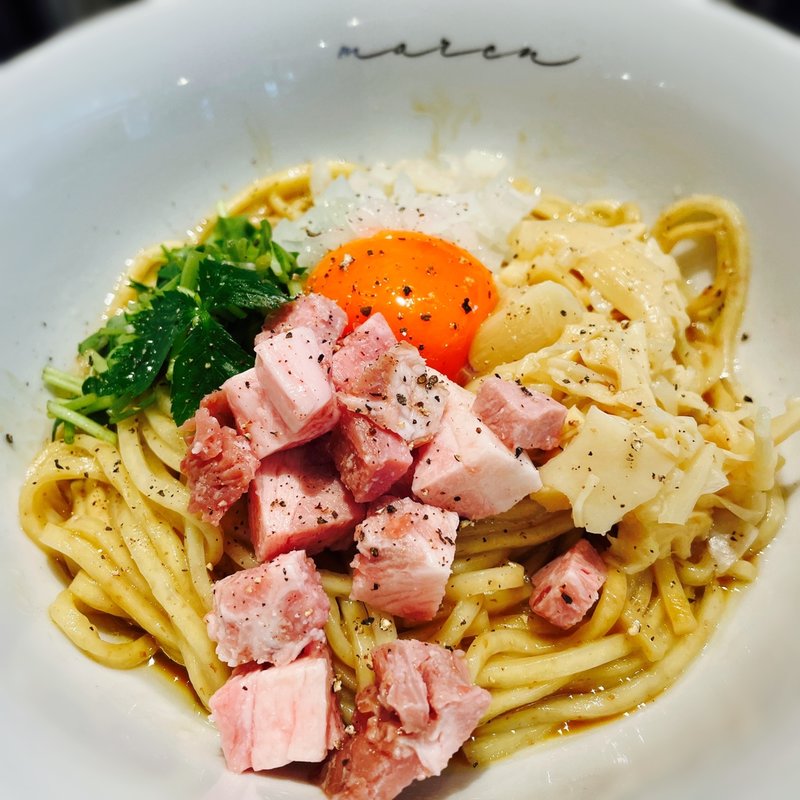 しょうゆまぜそば(まぜそば　maren 中崎町店)