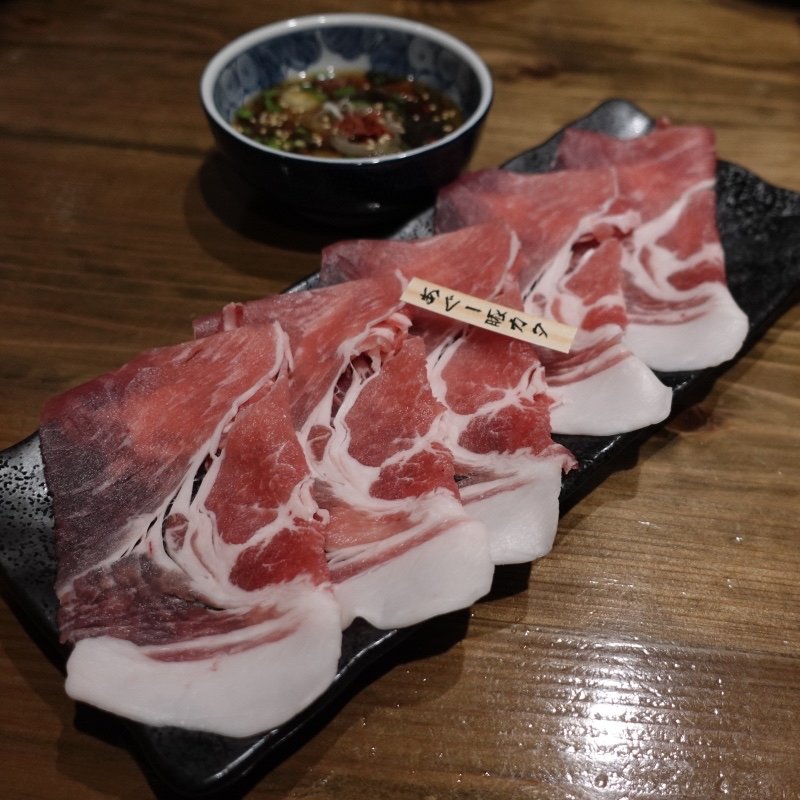 アグー豚焼しゃぶ(焼肉喜八 別館)