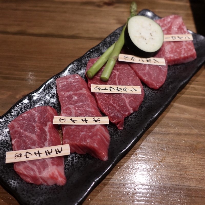 宮古島牛5種盛り合わせ(焼肉喜八 別館)