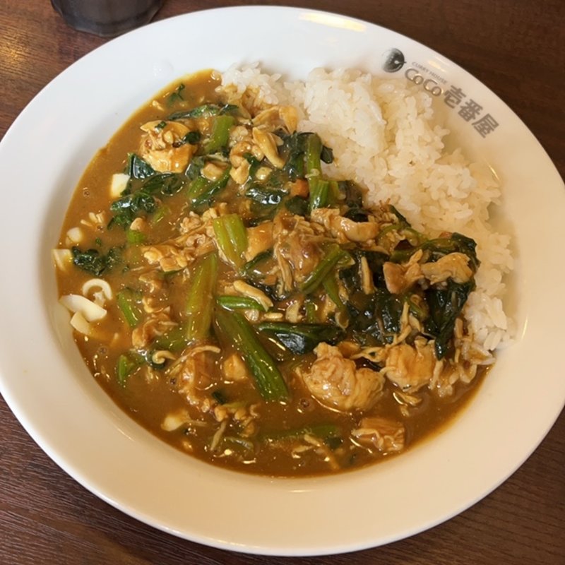 チキン煮込みほうれん草チーズ(CoCo壱番屋 津島柳原店)