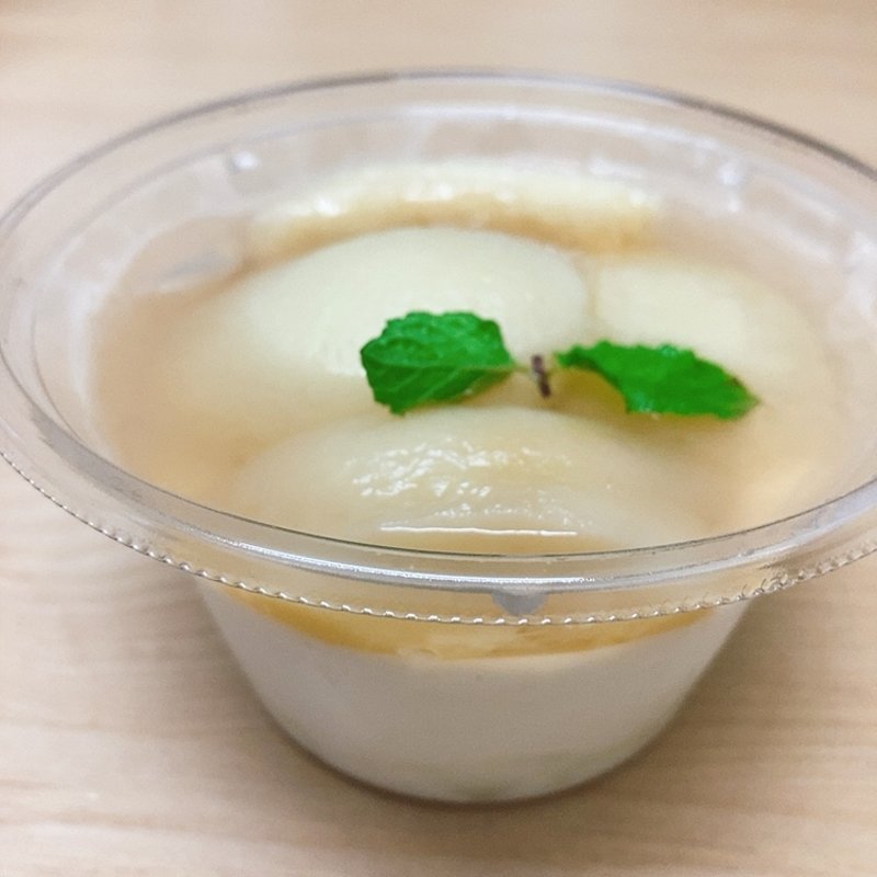 白桃の杏仁豆腐(ノムラストアー 熊野店)