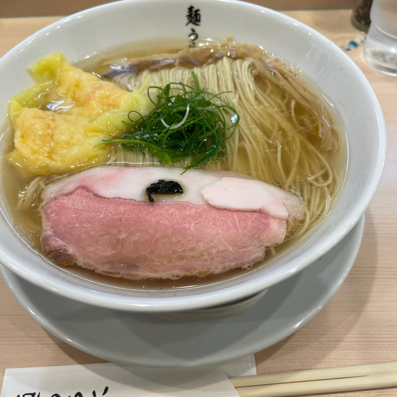 塩SOBA＋海老わんたん(麺うらた)