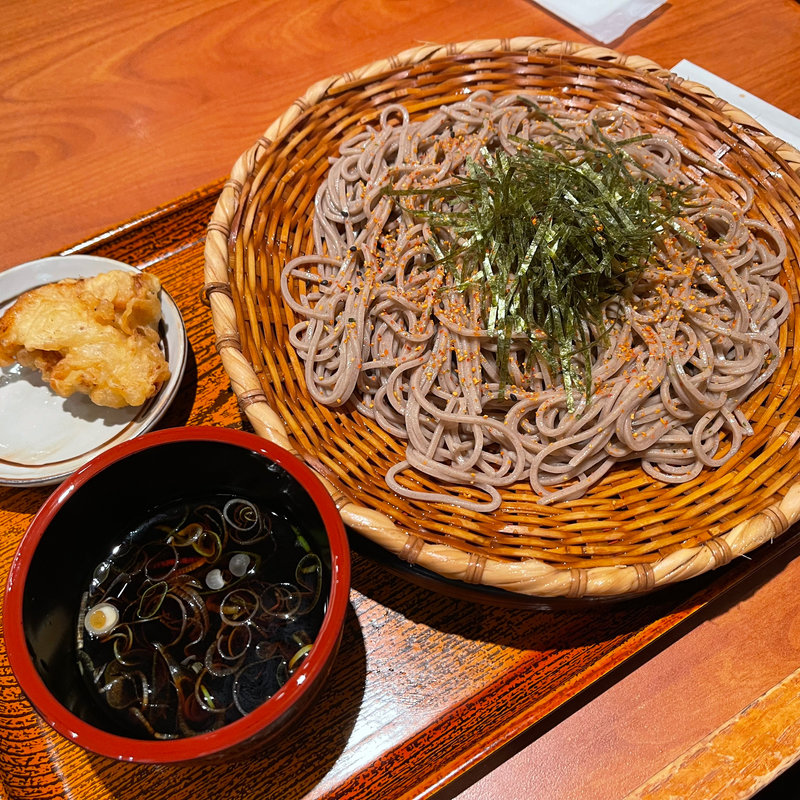 ざるそば(おらが蕎麦 名古屋栄ガスビル店)