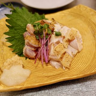 薩摩鶏のタタキ(小料理 みづき)