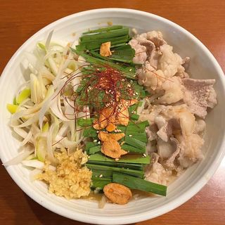 米沢牛大トロホルモンラーメン(自家製麺 しげ)