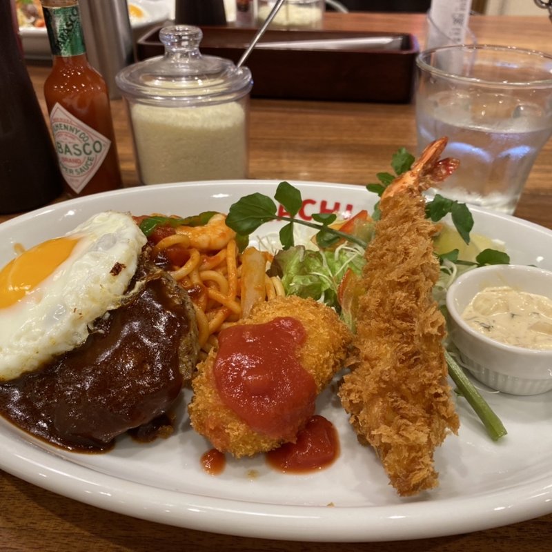 ハチミックス　Aセット(ライス・味噌汁)(ハチ 仙台駅店 )