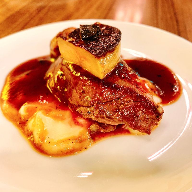 牛フィレとフォアグラのロッシーニ(ハーフ)(俺のイタリアン　新潟古町店)