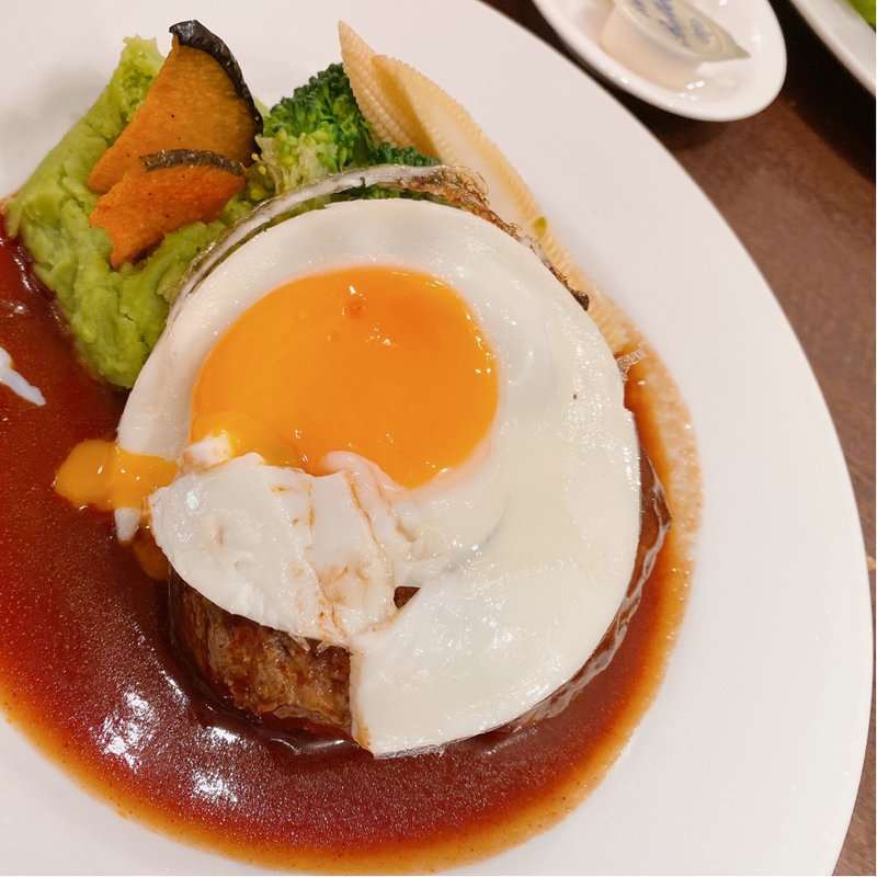 ハンバーグランチ(進々堂 北山店)