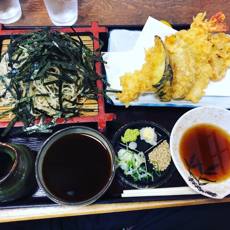 天ぷら蕎麦(わく玉 （わくたま）)