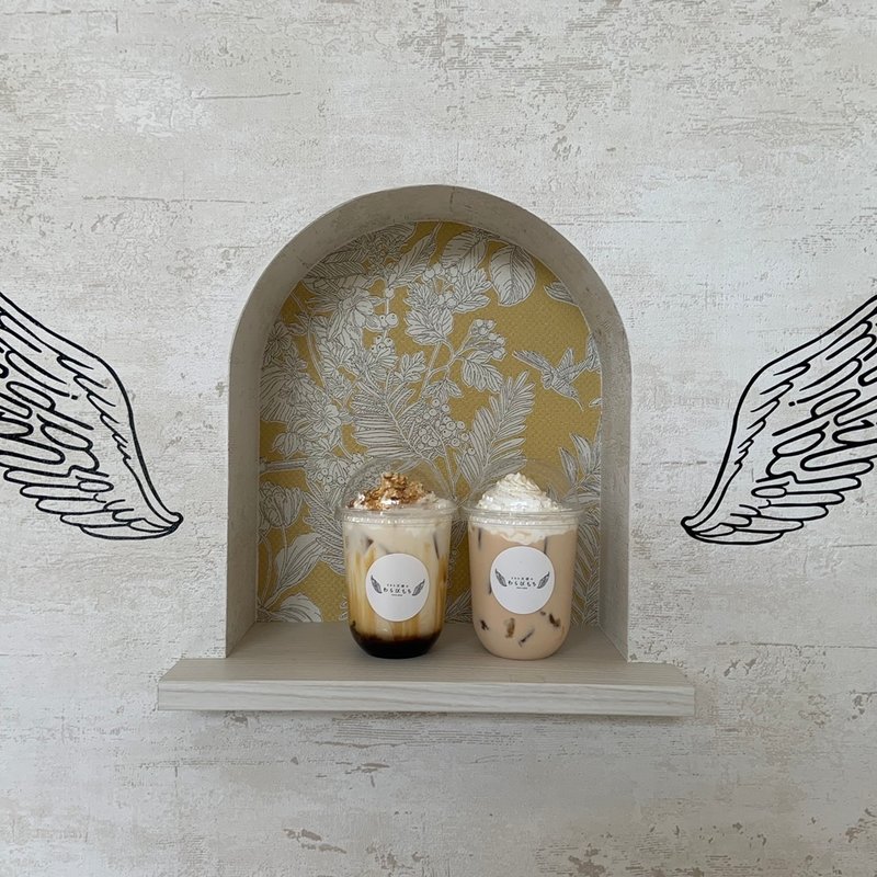 飲むわらび餅 ミルクティー、黒糖(とろり天使のわらびもち 青森店)