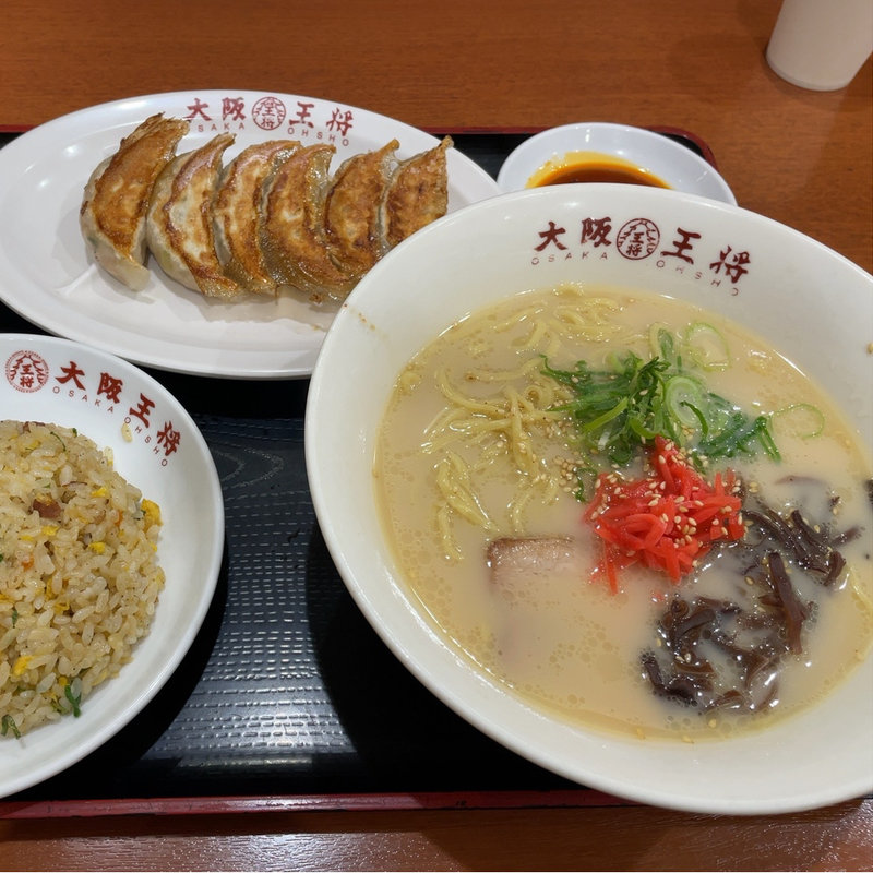 豚骨ラーメンセット(大阪王将 イオンタウン弘前樋の口店 )