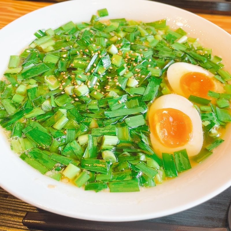 特製香味ニラそば　　味噌　味玉トッピング(昔風中華そば そうすけ )